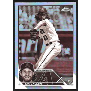 2023 Topps Chrome Sepia Refractors #49 Zac Gallen