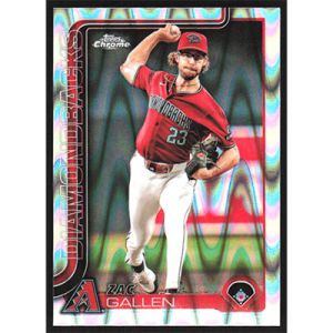 2025 Topps Chrome RayWave Refractors #4 Zac Gallen