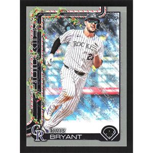 2025 Topps Holiday Silver Glitter #H81 Kris Bryant
