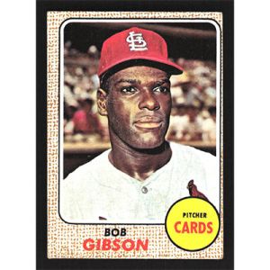 1968 Topps #100 Bob Gibson