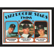 1972 Topps #28 B. Gebhard/S. Brye/H. Haydel Rookie Stars
