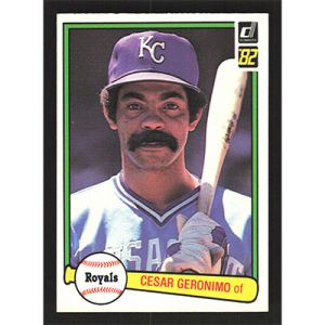 1982 Donruss #322 Cesar Geronimo