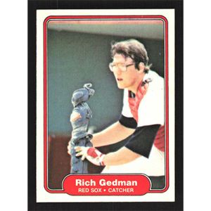 1982 Fleer #294 Rich Gedman