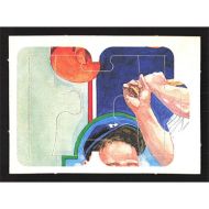 1985 Donruss Puzzle #19-21 Lou Gehrig