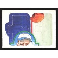 1985 Donruss Puzzle #25-27 Lou Gehrig