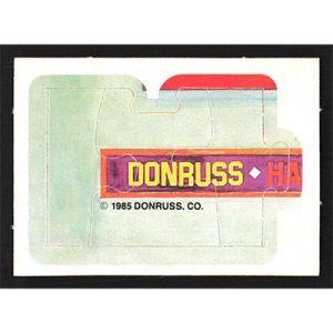 1985 Donruss Puzzle #55-57 Lou Gehrig