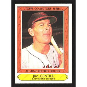 1985 Topps Woolworth's #15 Jim Gentile All-Time Record Holders