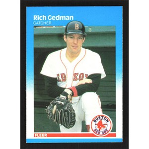 1987 Fleer #35 Rich Gedman