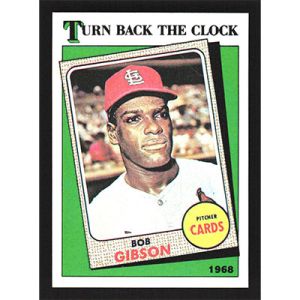 1988 Topps #664 Bob Gibson Turn Back the Clock