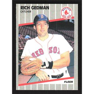 1989 Fleer #89 Rich Gedman
