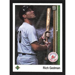 1989 Upper Deck #368 Rich Gedman