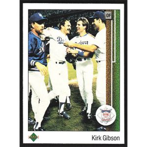 1989 Upper Deck #662 Kirk Gibson NL MVP