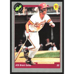 1991 Classic Draft Picks #22 Brent Gates