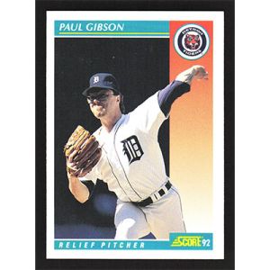 1992 Score #261 Paul Gibson