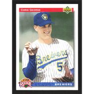 1992 Upper Deck #9 Chris George Star Rookie