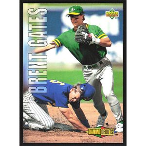 1993 Upper Deck #504 Brent Gates Diamond Debuts