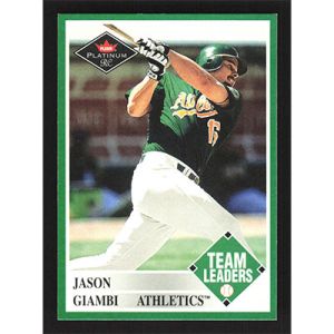 2001 Fleer Platinum #441 Jason Giambi Team Leaders