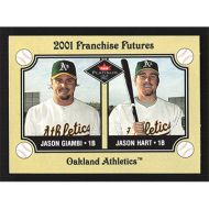 2001 Fleer Platinum #465 J. Giambi/J. Hart Franchise Futures