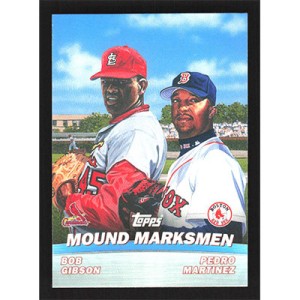 2001 Topps Combos #TC4 B. Gibson/P. Martinez