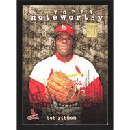 2001 Topps Noteworthy #TN37 Bob Gibson
