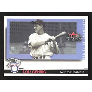 2002 Fleer Fall Classic Series of Champions #18 Lou Gehrig