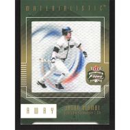 2003 Fleer Focus Jersey Edition Materialistic Action Away #M-JG Jason Giambi