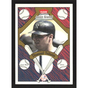 2004 Fleer Tradition Diamond Tributes Game Jersey #DT-JG Jason Giambi Jersey w/ Pinstripe
