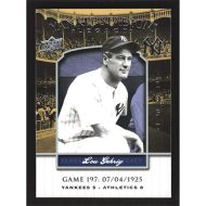 2008 Upper Deck Yankee Stadium Legacy Collection #197 Lou Gehrig