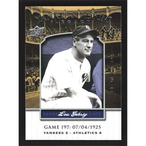 2008 Upper Deck Yankee Stadium Legacy Collection #197 Lou Gehrig