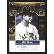 2008 Upper Deck Yankee Stadium Legacy Collection #283 Lou Gehrig