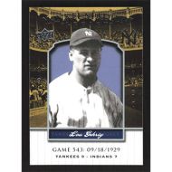 2008 Upper Deck Yankee Stadium Legacy Collection #543 Lou Gehrig