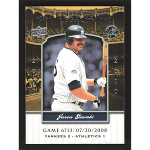 2008 Upper Deck Yankee Stadium Legacy Collection #6713 Jason Giambi
