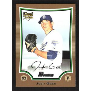 2009 Bowman Gold #201 Josh Geer