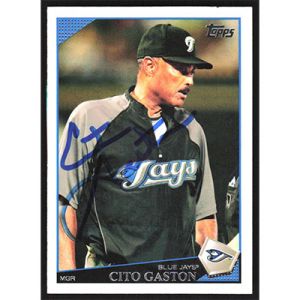 2009 Topps #254 Cito Gaston Autographed