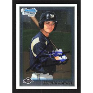 2010 Bowman Chrome Prospects Autographs #BCP206 Scooter Gennett Autographed