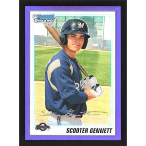 2010 Bowman Chrome Prospects Purple Refractors #BCP206 Scooter Gennett