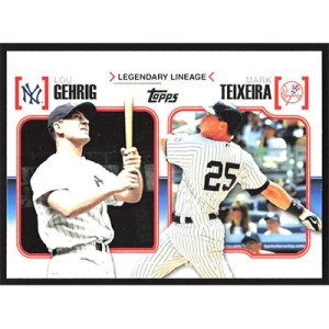 2010 Topps Legendary Lineage #LL4 L. Gehrig/M. Teixeira