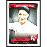 2010 Topps Peak Performance #PP-12 Lou Gehrig