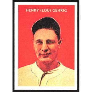 2011 Topps CMG Reprints #CMGR-20 Lou Gehrig 1933 U.S. Caramel