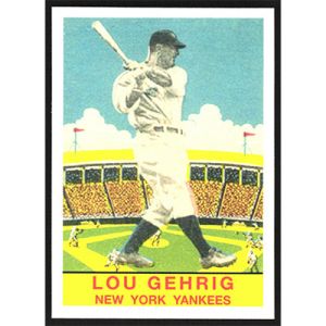 2011 Topps CMG Reprints #CMGR-21 Lou Gehrig 1933 DeLong