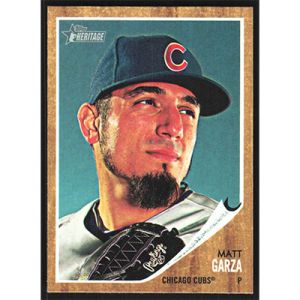 2011 Topps Heritage #485 Matt Garza SP