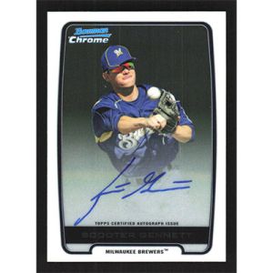 2012 Bowman Chrome Prospects Autographs #BCA-SG Scooter Gennett Autographed