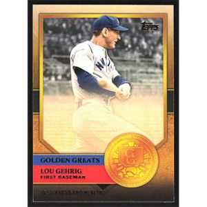 2012 Topps Golden Greats #GG-4 Lou Gehrig