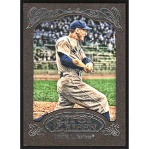 2012 Topps Gypsy Queen Framed Gold #236 Lou Gehrig