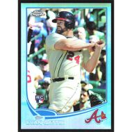 2013 Topps Chrome Blue Refractors #148 Evan Gattis