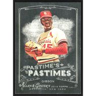2014 Topps Allen & Ginter Pastime's Pastime #PP-BG Bob Gibson