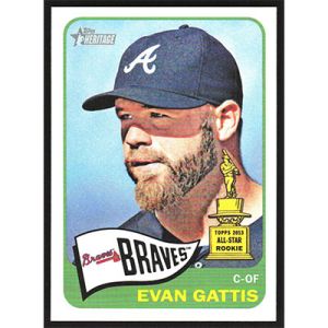 2014 Topps Heritage #279 Evan Gattis