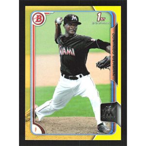 2015 Bowman Prospects Yellow #BP118 Domingo German