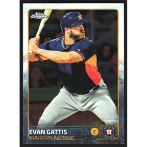 2015 Topps Chrome #149 Evan Gattis