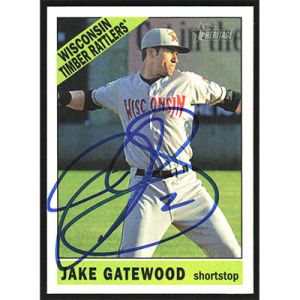 2015 Topps Heritage Minor League #57 Jake Gatewood Autographed